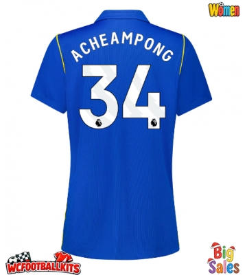 Chelsea Josh Acheampong #34 Replica Home Stadium Shirt for Women 2026-27 Short Sleeve